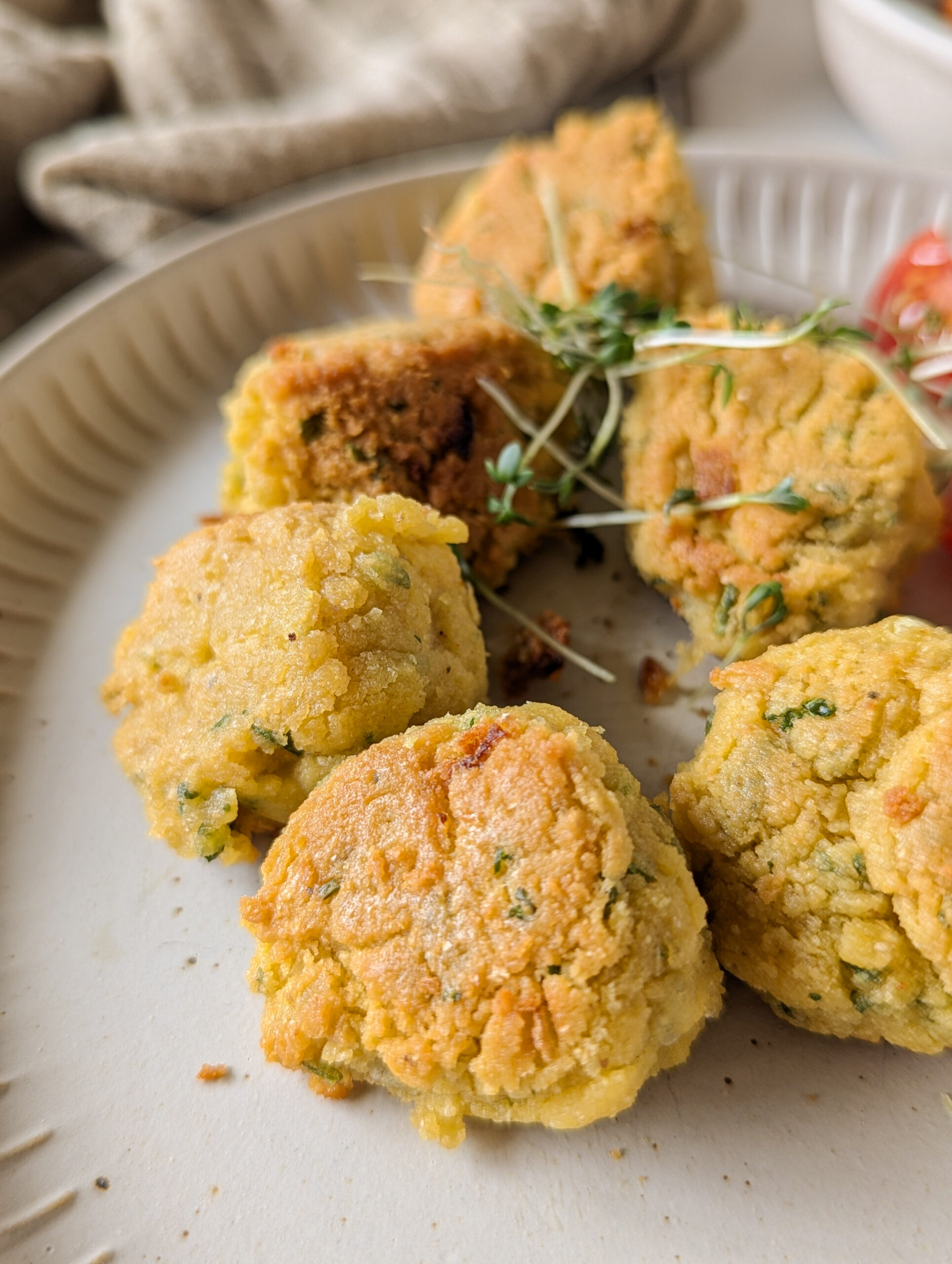Falafel aus Kichererbsenmehl